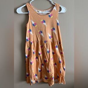 H&M Orange Ice Cream Sundae Girls Summer Dress, Size 8/10